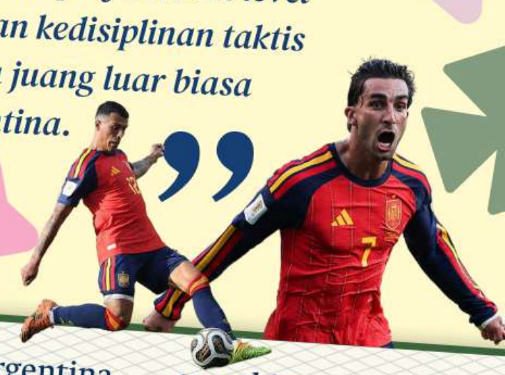 Pemain Spanyol berteriak