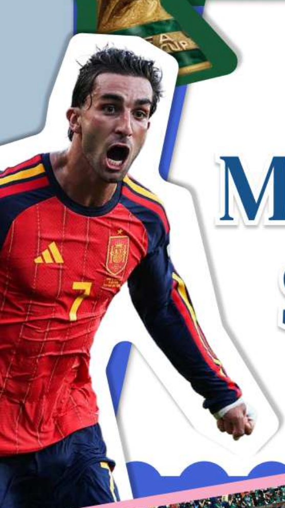 Pemain Spanyol merayakan
